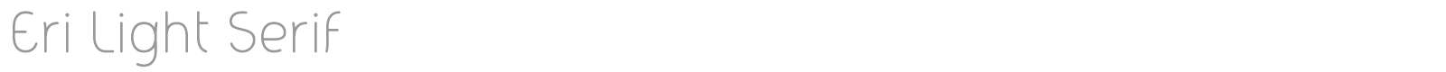 Eri Serif font preview